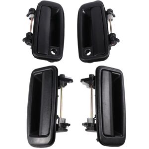 Tlily - 4 PCS(Front Rear Left Right)Outside Outer Exterior Door Handle For 1988-1992 69210-12110 69220-12110