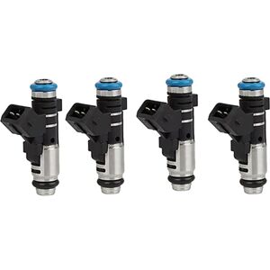 Tlily - 4Pc New Petrol Fuel Injector Nozzle 0280158057 for 206 C2 C3 Partner 1.1 IPM002 1984.C9 0280156324