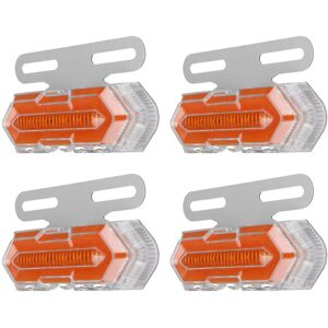 TLILY 4pcs 24V led car side marker lights turn signal lights truck side lights suitable for trailer trucks lorries