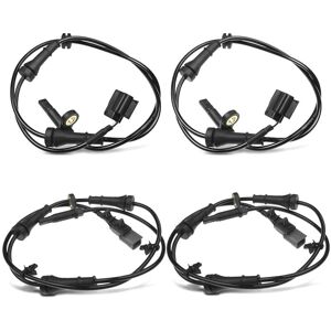 Tlily - 4Pcs 2Pins Front & Rear abs Wheel Speed Sensor for Nissan Quest 2011 2012 3.5L 7900-1AD0A, 47900-1AD0B