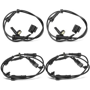 Tlily - 4Pcs 2Pins Front & Rear abs Wheel Speed Sensor for Quest 2011 2012 3.5L 7900-1AD0A, 47900-1AD0B