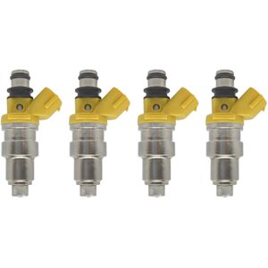 TLILY 4Pcs Automobile Fuel Injector for AE100 1991-1997 23250-15030 23209-15030