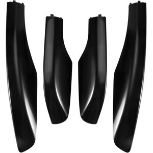 Tlily - 4PCS Black abs Car Roof Luggage Rack Rail End Cover Shell Protector Fit for Toyota Fortuner 2004-2014