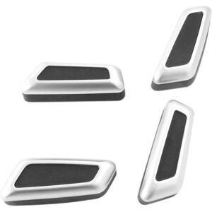 Tlily - 4Pcs Car Interior Seat Adjustment Button Switch Cover Trim Replacement for-Audi A6 A7 C8 Q5 A3 Q3 Q7 Q8
