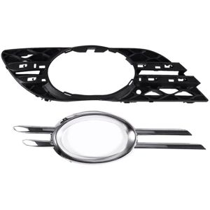 Tlily - 4Pcs Front Bumper Fog Light Chrome Grill Trim Cover Left Right