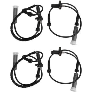 Tlily - 4Pcs Front Rear Letf Right abs Wheel Speed Sensor for 5 Series E39 Anti-Lock 34521182159 34521182160