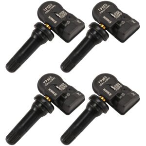 Tlily - 4Pcs tpms Tire Pressure Monitor Sensor 315/433MHZ for- Black