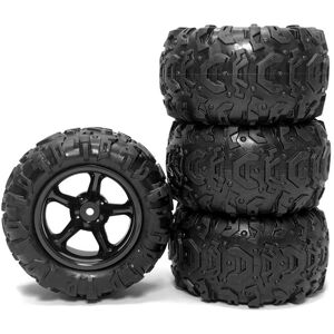 Tlily - 4Pcs Rubber Tire Wheel Tyre for 9300 9310 PXtoy 9302 9303 9304 1/18 rc Car Spare Parts Accessories