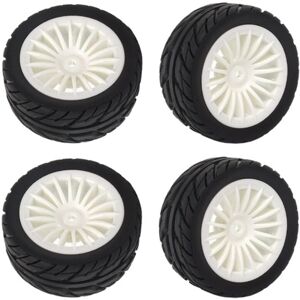 TLILY 4Pcs Rubber Tires Tyre Wheel for SG1603 SG1604 1603 UD1601 UD1602 UD1603 UD1604 1/16 RC Car Upgrade Parts,1