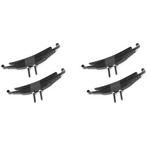 Tlily - 4Pcs Steel Leaf Springs for 1/14 rc Tractor Trailer Truck Model Car Upgrade Parts Accessories Replacement, h