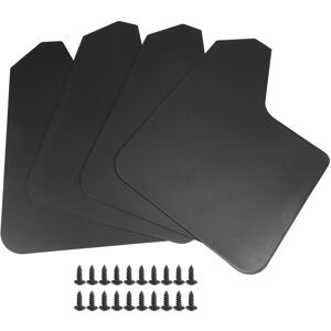 TLILY 4Pcs Universal Mud Flaps for Car Pickup Van Truck Mudflaps Mudguards Splash Guards with Screw