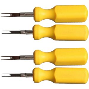 Tlily - 4Pcs/Set 3mm+2mm Car Wiring Connector Pin Extractor Auto Terminal Removal Handle Tool for