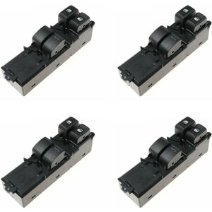 Tlily - 4X 8-98192249-1 Electric Window Control Mater Switch for Isuzu D-Max 2011-2019 2-Door