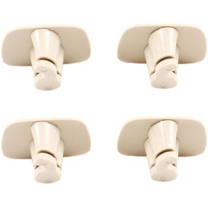 Tlily - 4x Car Beige abs Interior Roof Hooks Clothes Hanger Hook Trim for V90 S90 XC40 XC60 2015-2020