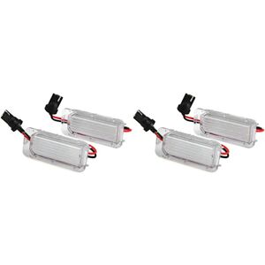 TLILY 4X Car led License Plate Light for xf X250 xj X351