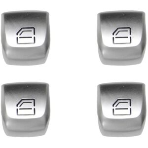 Tlily - 4X Car Left Right Front Window Switch Repair Button Cover for Mercedes Benz c Class W205 C200 W253 glc 260 2229052203