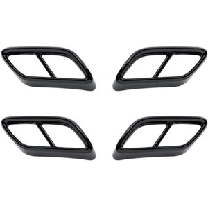 Tlily - 4x Car Rear Exhaust Pipe Muffler Tip Cover Trim for Golf 8 MK8 2020 2021 Accessories