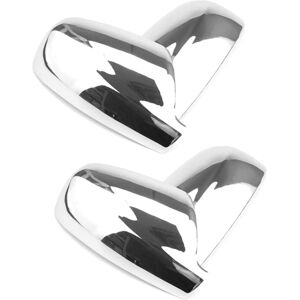 Tlily - 4X for 307 Door Side Wing Mirror Chrome Cover Rear View Cap Accessories
