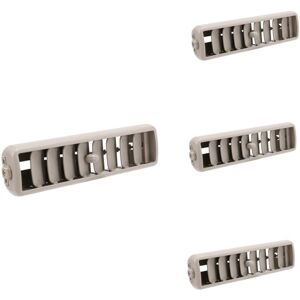 TLILY 4X Grille Cover A/C Panel Side Air Vent Outlet Roof Car Beige Install for V93 V97