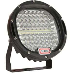 TLILY 4X4 4WD Spot LED Roof Work Light for Ford Jeep Hummer Defender Volvo Lorry 7Inch IP68 Offroad SUV Pickup Truck black