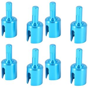 Tlily - 8x Aluminum Alloy Gearbox Universal Shaft for TT01 TT02 1/10