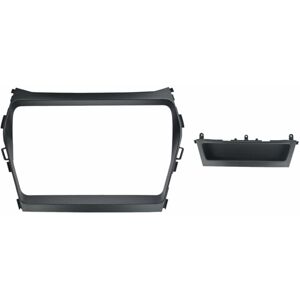 Tlily - 9 Inch 2Din Car Fascia for hyundai IX45 santa fe 2013-2018 Stereo Panel Dash Mount Installation dvd Bezel Frame