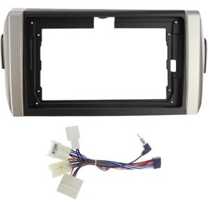 Tlily - 9 Inch Car Fascia for Toyota innova 2016+ 2Din Fascia Audio Fitting Adaptor Panel Frame Kit Car Accessories