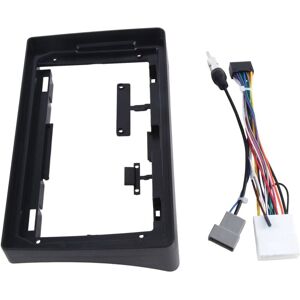 TLILY 9 Inch Car Radio Frame for NAVARA D40 2006-2012 Dash Kit Install Facia Console Bezel Adapter