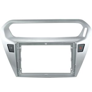 Tlily - 9 Inch Car Radio Installation dvd gps Mp5 Plastic Fascia Panel Frame for Peugeot 301 citroen elysee 2014 Dash Mount Kit