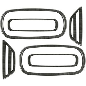Tlily - abs Interior Car Air Conditioner Vent trim Panel Cover Sticker Trim Moldings Car Styling Auto Parts for Toyota Aqua 2021