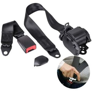 YMYNY Adjustable 3 Point Seat Belt Universal Car Seat Belt Automatic Telescopic Seat Belt for Truck Go Kart Club Golf Cart mumu