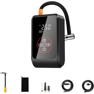 Alwaysh - 3000mAh Portable Tire Inflator - usb-c Rechargeable Air Pump, lcd Display, Auto Shut-Off, 150 psi, led, for Car, Bicycle, Motorcycle, Balls