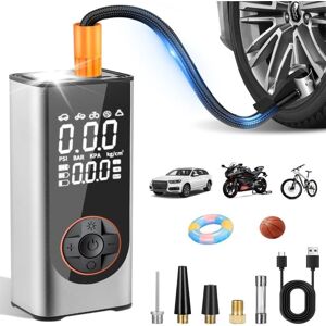 AlwaysH Cordless Car Tire Inflator, 150PSI Portable Air Compressor, 6000mAh Mini Air Compressor Inflator, Fast Inflation, Automatic Shutoff, Electric