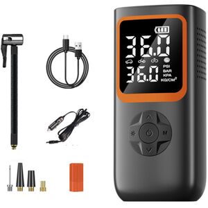 Alwaysh - Portable Tire Inflator - 150PSI Cordless Car Tire Inflator Pump with Pressure Gauge and led Light, 2X Faster Inflation Electric Air