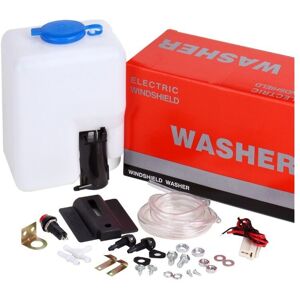 Alwaysh - Universal Windscreen Washer Pump Kit 99300 Fluid Reservoir Deposit Bottle by Poweka