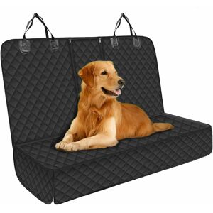 HÉLOISE Antrect Waterproof Dog Car Seat Covers, Universal Dog Car Back Seat Cover Scratch-Resistant and Non-Slip, 147X137CM 600D Oxford, with Safety Belt