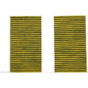TLILY Auto 1 Pair Air Conditioning Filter PM2.5 Activated Carbon Filter Grid 1107681-00-A for Tesla Model 3