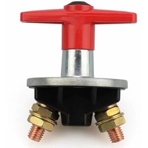 ALWAYSH Battery Isolator Cut Off Switch,12V-60V 200A Universal Car Fixed Key Battery Disconnect Automotive Power Isolator Emergency Switch for Car,Boat
