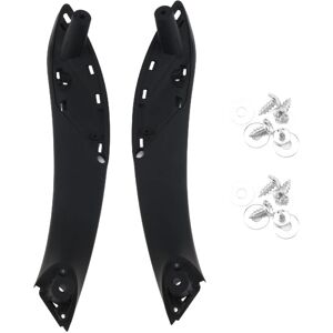 Tlily - Black Front Left/Right Car Inner Door Handle Trim Pull Grab Panel For 3 4 Series F30 F80 Interior
