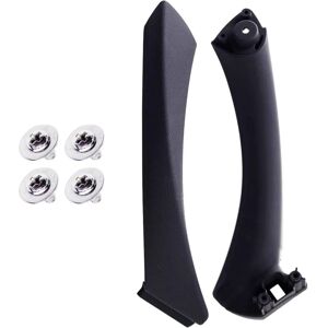 Linghhang - Black Right) Black Right Door Handle & Exterior Door Handle Cover for bmw E90 E91 (2005-2011), Door Handle Replacement Kit for bmw 3