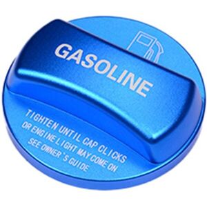 TLILY Car Aluminum Alloy Gas Petrol Tank Cover Inside Fuel Tank Cap Cover Trim Stickers For Toyota Supra 2019-2022 Blue