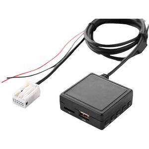 Tlily - Car Bluetooth 5.0 aux Cable Adapter tf usb Fit for Peugeot 207 307 407 308