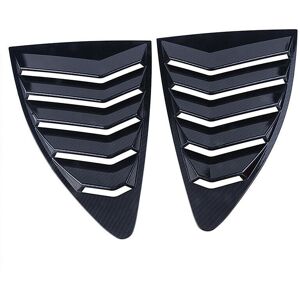 Tlily - Car Carbon Fiber abs Rear Quarter Window Louver Windshield Shade Cover For Toyota 86 Scion frs Subaru