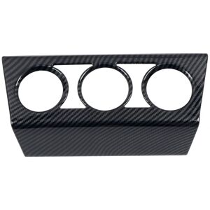 Tlily - Car Carbon Fiber Central Console Air Condition a/c Switch Buttons Knob Cover Trim for Subaru wrx / wrx sti 2015-2020