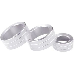Tlily - Car Central Control Knob Air Conditioner Outlet Adjustment Ring Cover for 10 Series 2022 2023 Silver