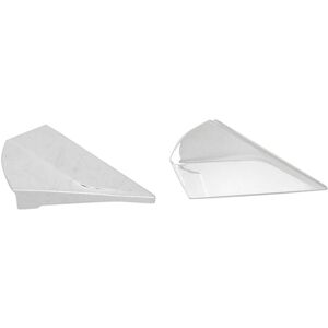 TLILY Car Chrome Door Rear View Window Spoiler Triangle Bezel Cover Trim for Toyota c-hr chr 2016-2021
