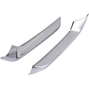 Tlily - Car Chrome Front Bumper Lower Grille Trim Strips Fog Light Cover for -v Vezel 2021 2022