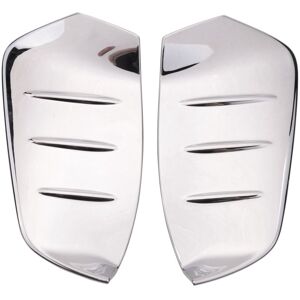 Tlily - Car Chrome Front Side Air Vent Cover Trim Foglight Bezel Decoration Frame For Toyota Bz4x 2022 2023