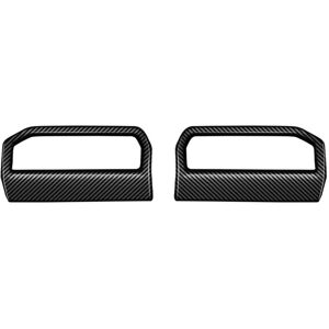 Tlily - Car Dash a/c Air Conditioner Outlet Vent Cover Panel Trim for Toyota tacoma 2024 Car Interior Accessories Carbon Fiber
