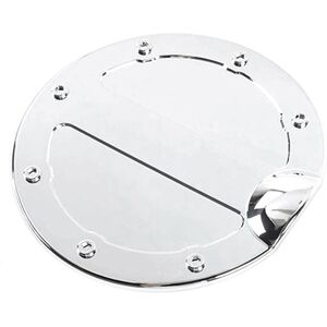 Tlily - Car Door Gas Fuel Filler Cap Cover Trim Fuel Tank Cap for Ford F150 2009-2014 Silver